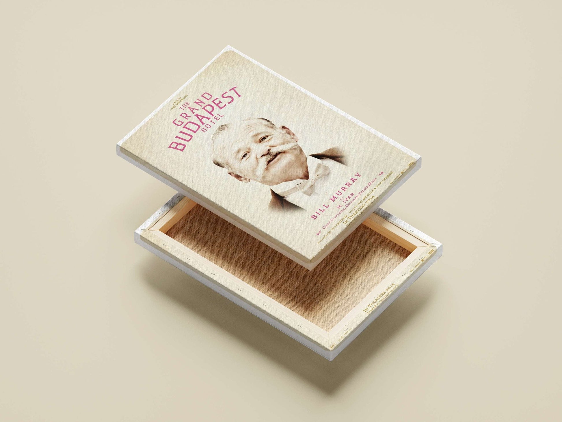 The Grand Budapest Hotel (film) Main Subject: The Grand Budapest Hotel (film) Canvas wall art — Bollywood wall art India |