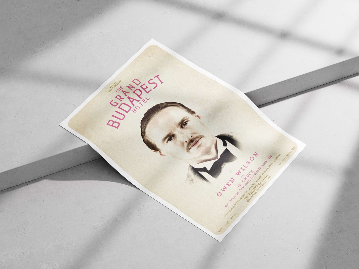 The Grand Budapest Hotel Main Subject: The Grand Budapest Hotel Matte poster print — Bollywood wall art India | PosterBoizz