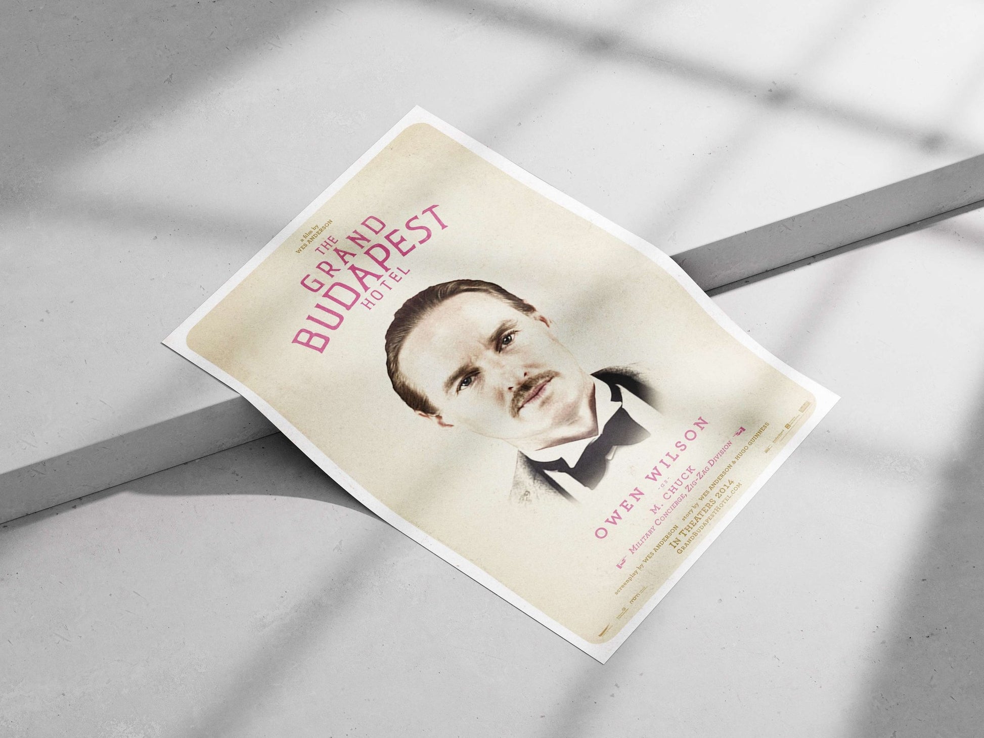 The Grand Budapest Hotel Main Subject: The Grand Budapest Hotel Matte poster print — Bollywood wall art India | PosterBoizz