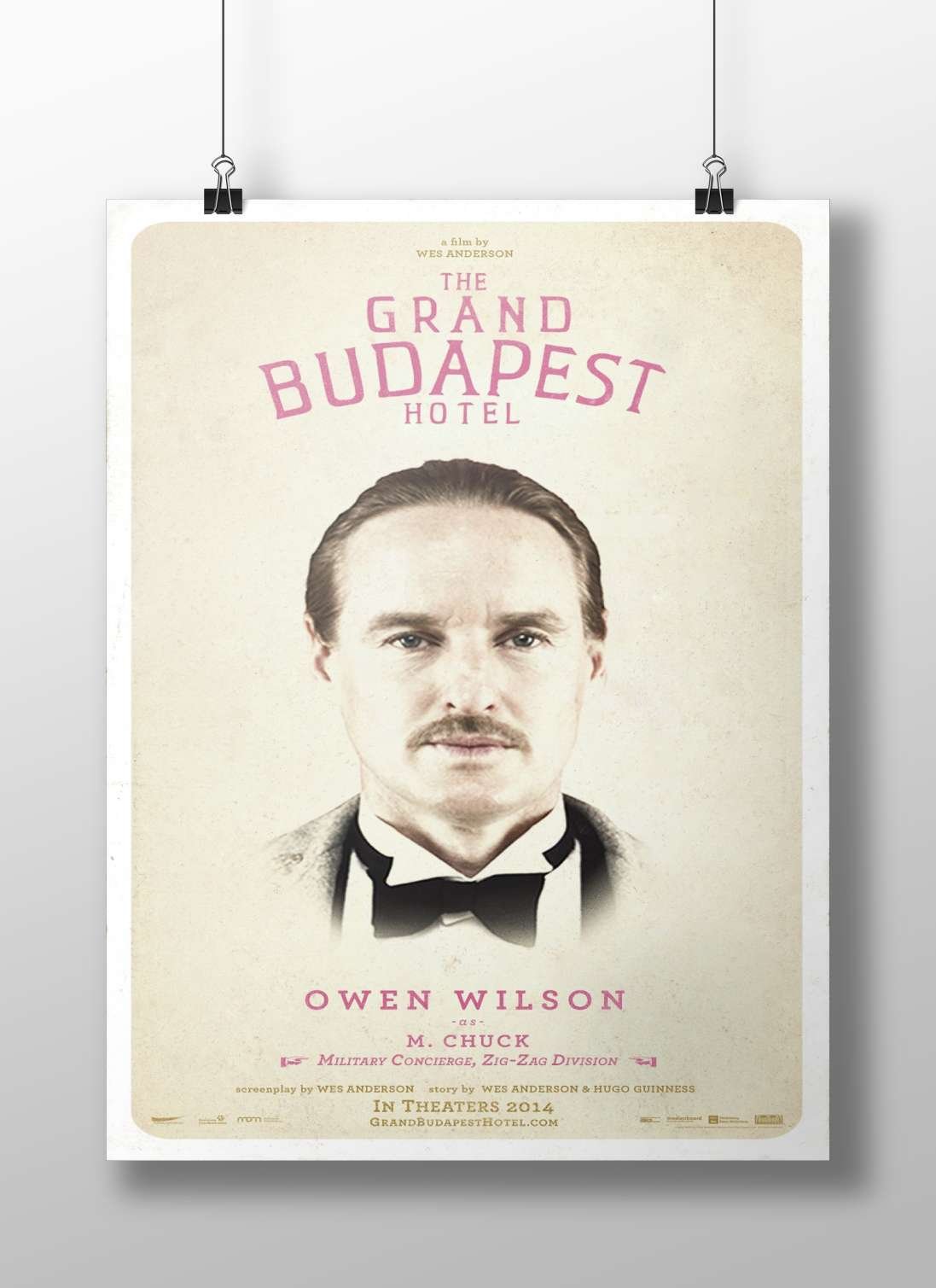 The Grand Budapest Hotel Main Subject: The Grand Budapest Hotel Matte BoizzBoard rigid print — Bollywood wall art India |