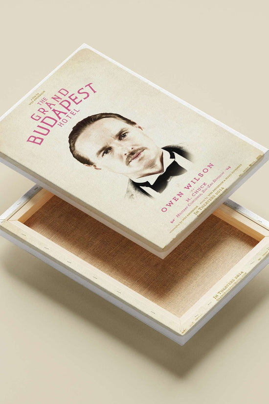 The Grand Budapest Hotel Main Subject: The Grand Budapest Hotel Canvas wall art — Bollywood wall art India | PosterBoizz