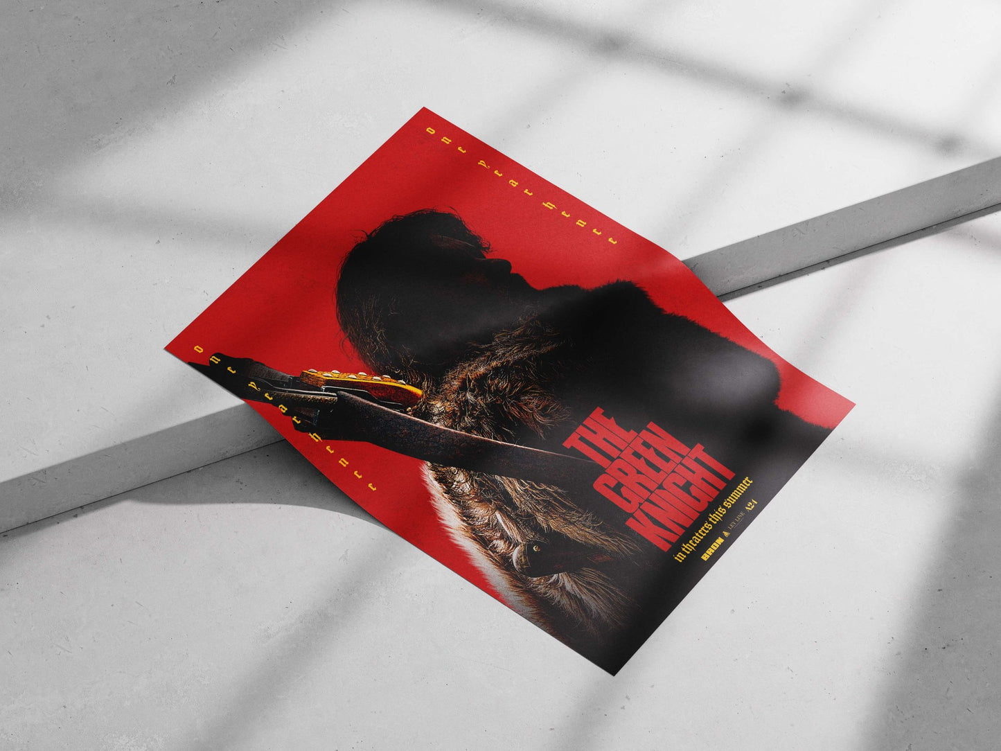 The Green Knight (film title) Main Subject: The Green Knight (film title) Matte poster print — Bollywood wall art India |