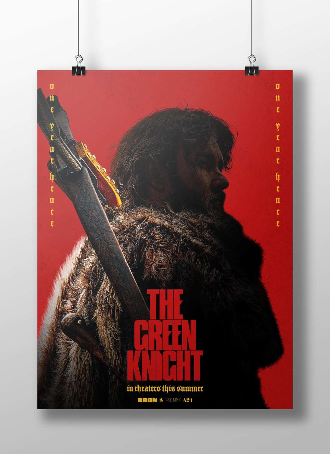 The Green Knight (film title) Main Subject: The Green Knight (film title) Matte BoizzBoard rigid print — Bollywood wall art
