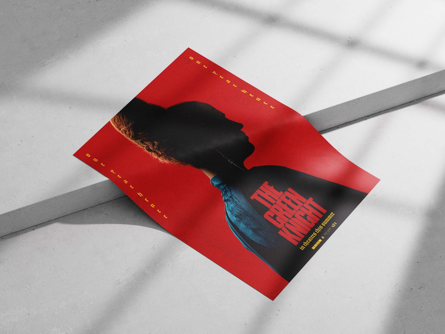 The Green Knight Main Subject: The Green Knight Matte poster print — Bollywood wall art India | PosterBoizz