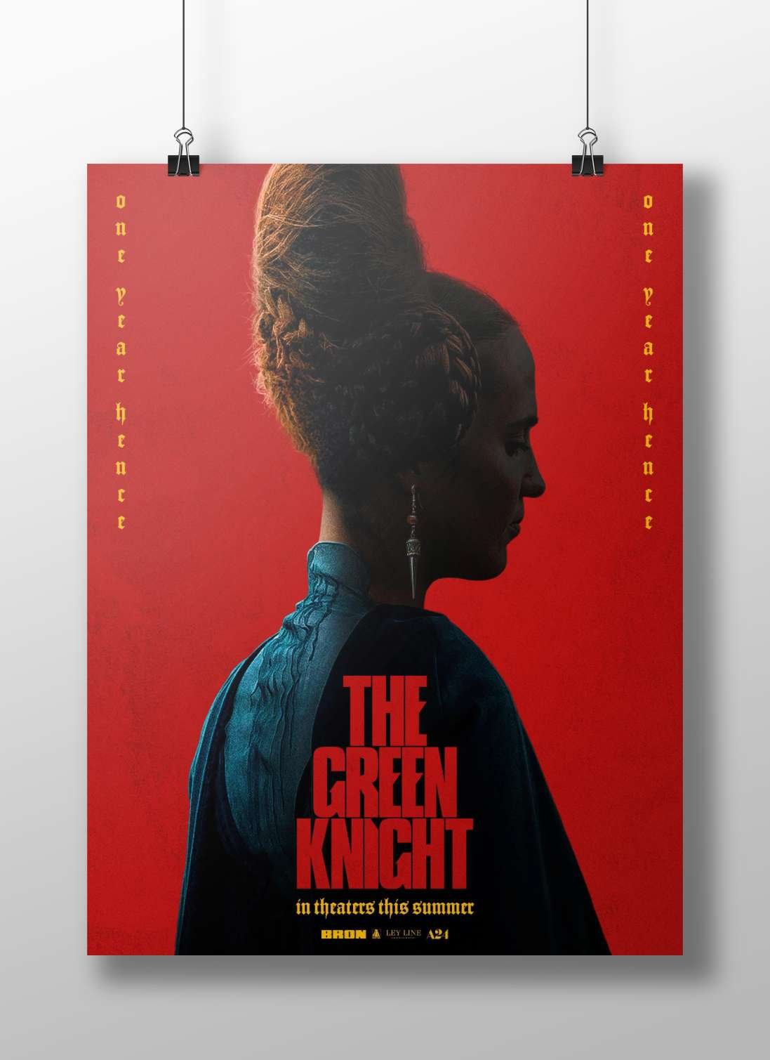 The Green Knight Main Subject: The Green Knight Matte BoizzBoard rigid print — Bollywood wall art India | PosterBoizz