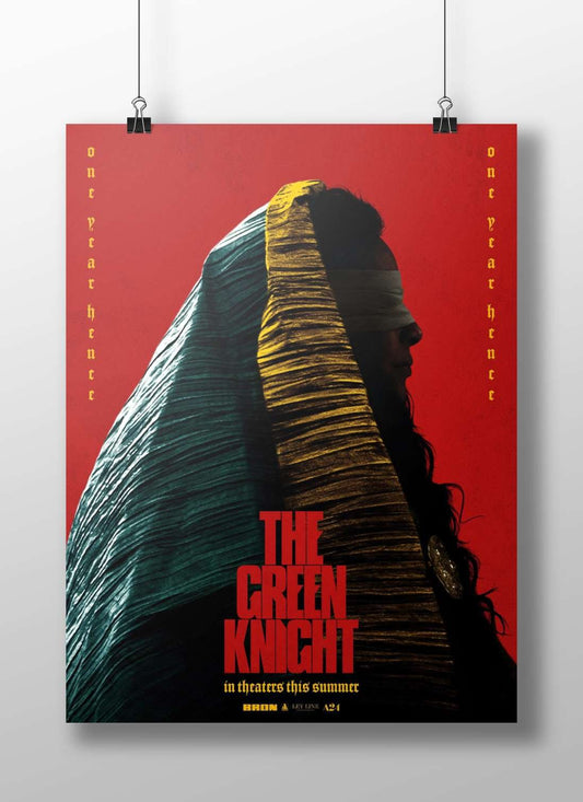 The Green Knight Main Subject: The Green Knight Matte BoizzBoard rigid print — Art wall art India | PosterBoizz