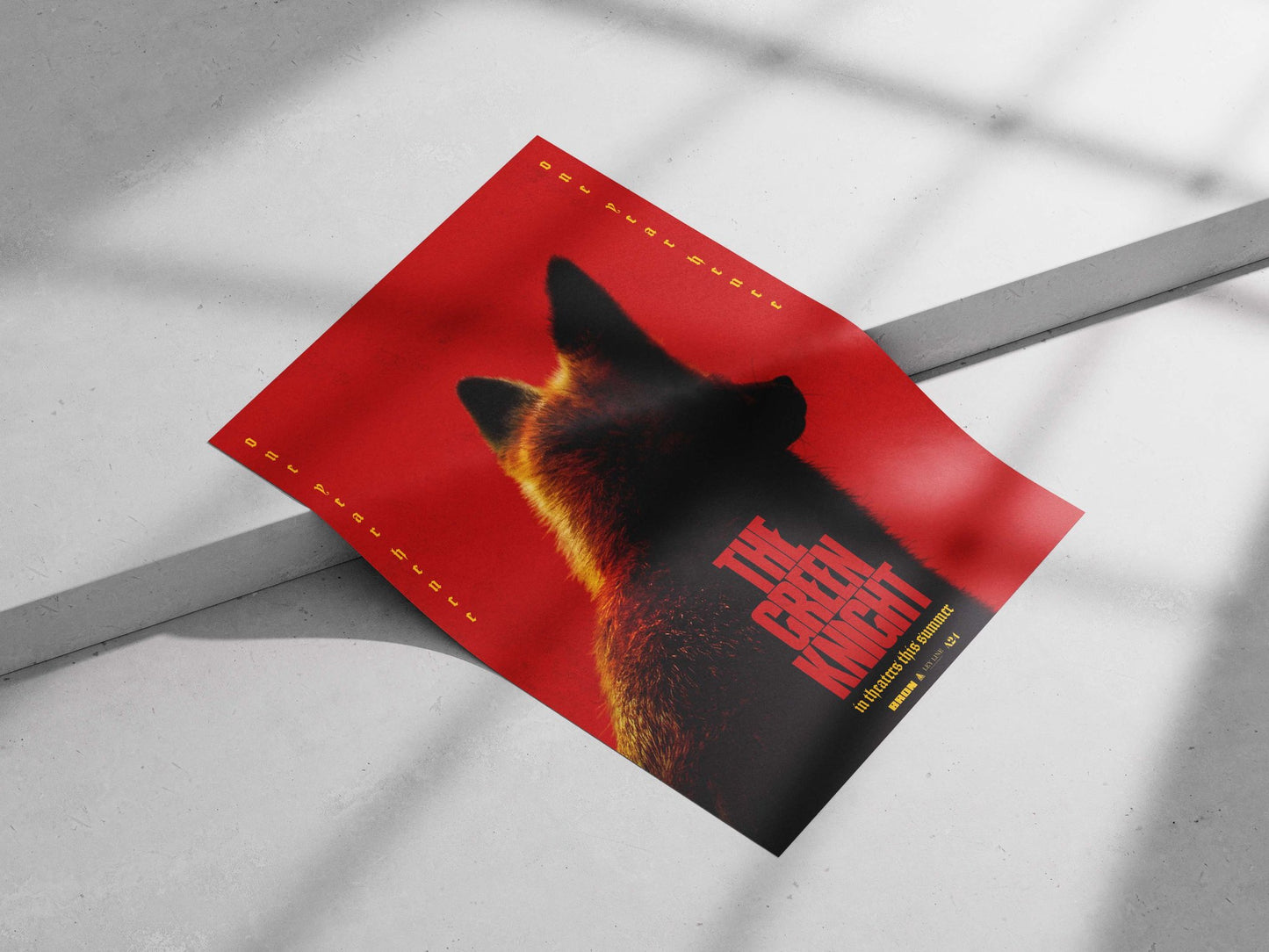 The Green Knight (film) Main Subject: The Green Knight (film) Matte poster print — Bollywood wall art India | PosterBoizz