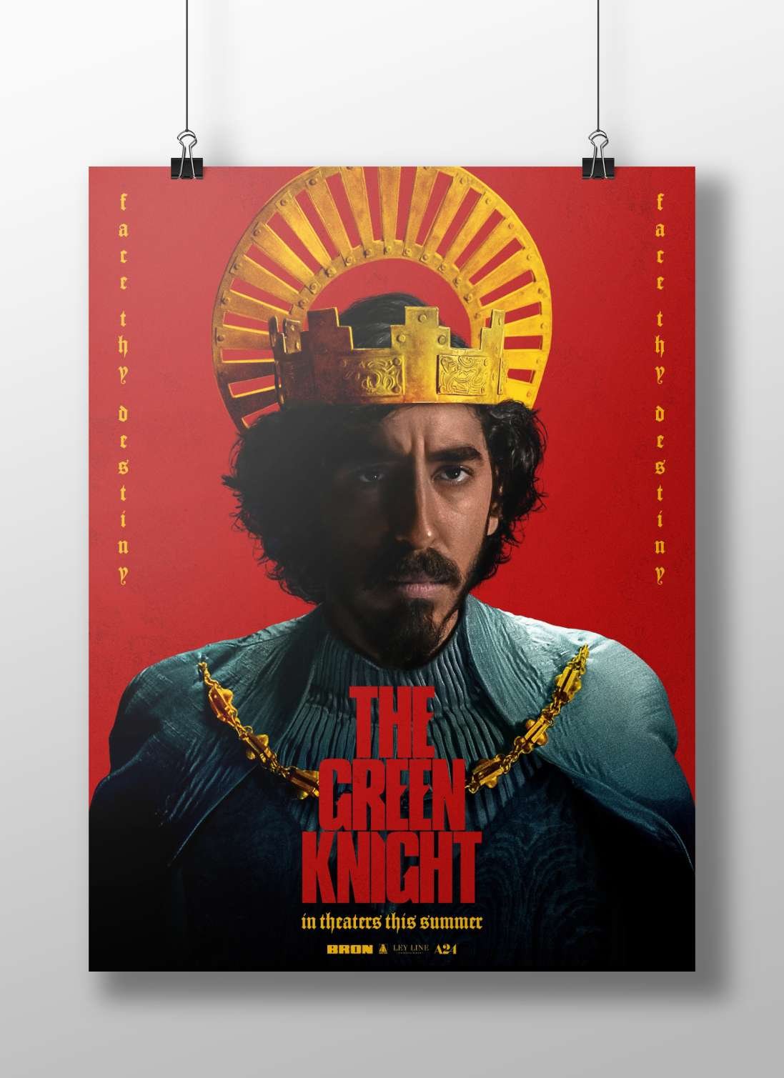 The Green Knight (movie franchise) Main Subject: The Green Knight (movie franchise) Matte BoizzBoard rigid print — Bollywood