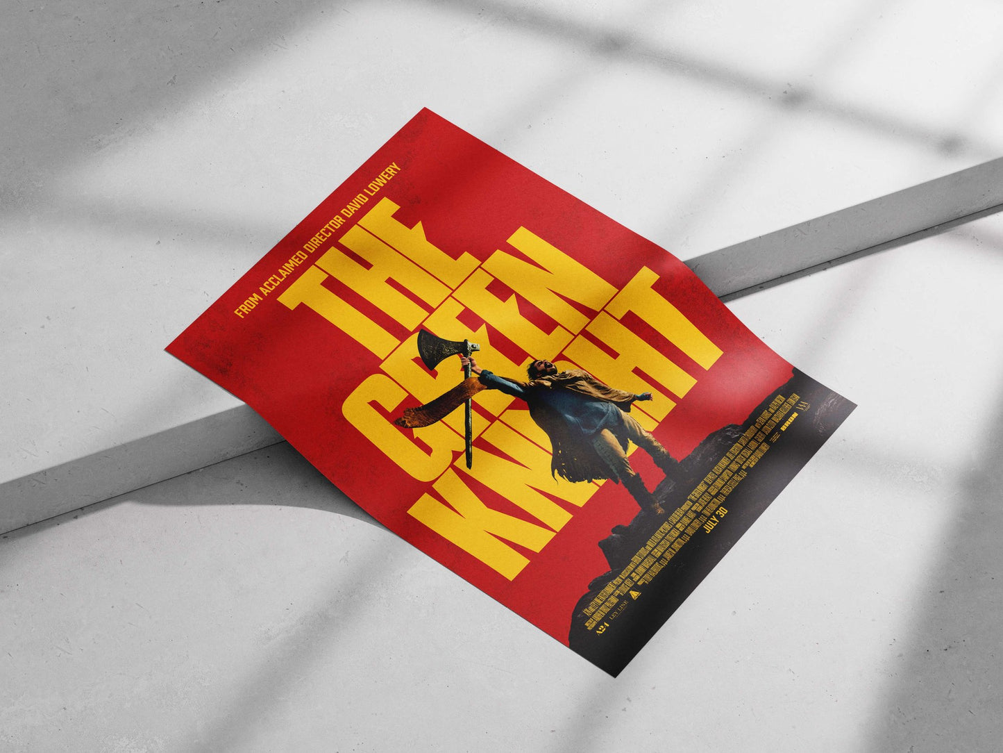 The Green Knight (2021 film) character Main Subject: The Green Knight (2021 film) character Matte poster print — Bollywood
