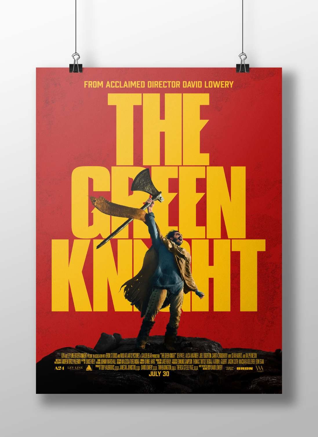 The Green Knight (2021 film) character Main Subject: The Green Knight (2021 film) character Matte BoizzBoard rigid print —