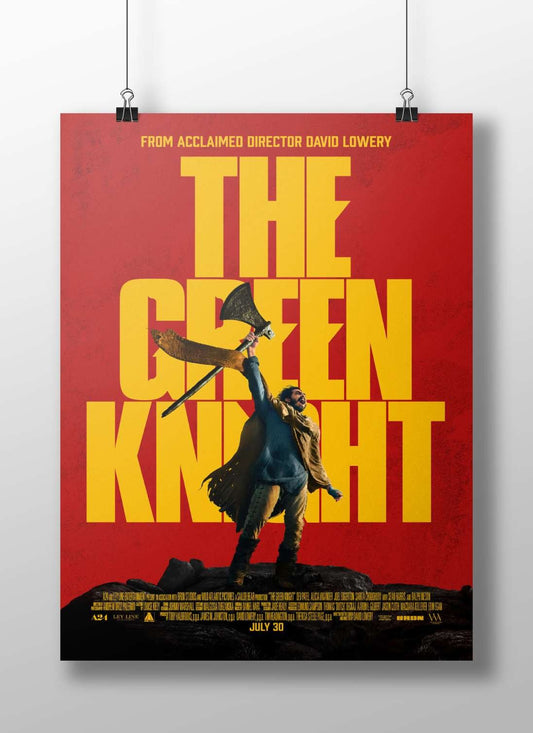 The Green Knight (2021 film) character Main Subject: The Green Knight (2021 film) character Matte BoizzBoard rigid print —