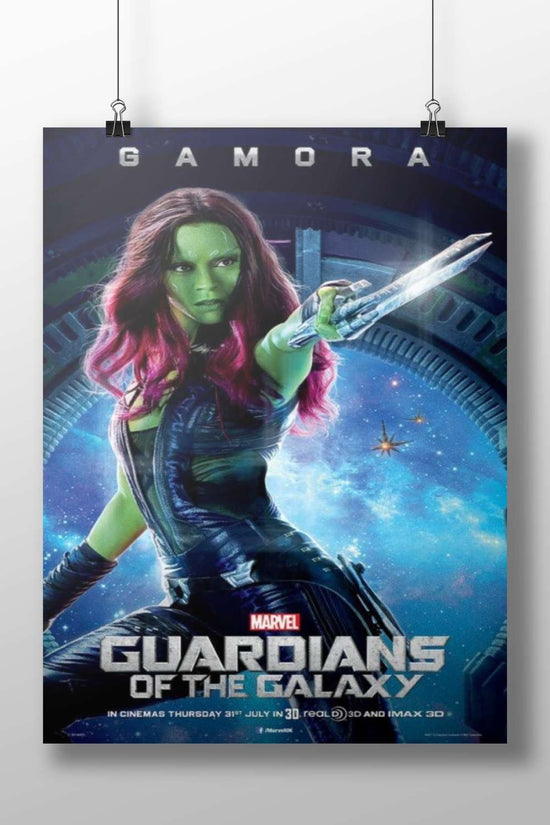 Gamora (real name) from Marvel's Guardians of the Galaxy Main Subject: Gamora (real name) from Marvel's Guardians of the