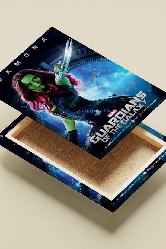 Gamora (real name) from Marvel's Guardians of the Galaxy Main Subject: Gamora (real name) from Marvel's Guardians of the