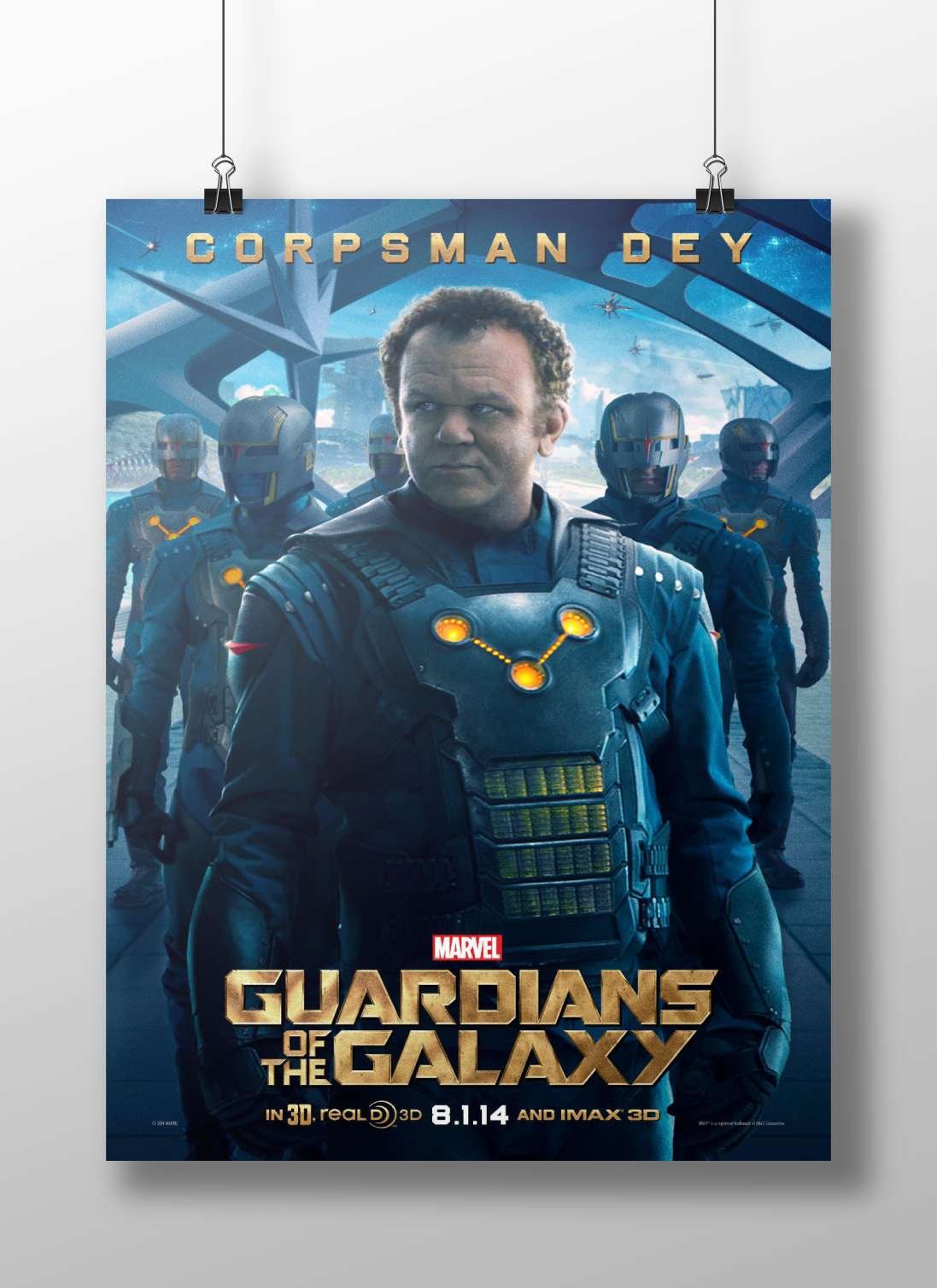 Corpsman Dey (from Marvel's Guardians of the Galaxy) Main Subject: Corpsman Dey (from Marvel's Guardians of the Galaxy)