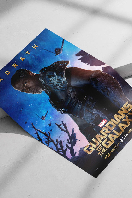 Korath, a character from Marvel's Guardians of the Galaxy franchise. Main Subject: Korath, a character from Marvel's