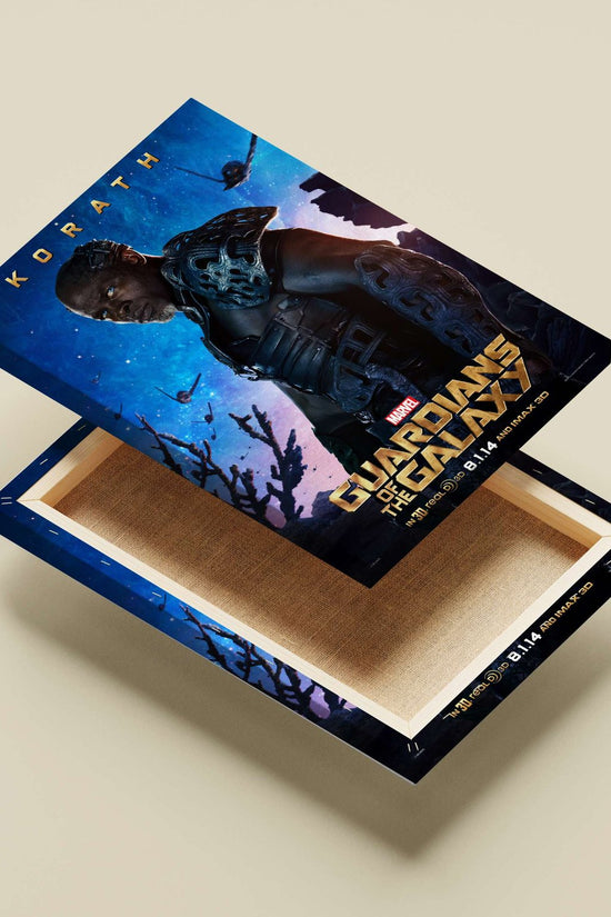 Korath, a character from Marvel's Guardians of the Galaxy franchise. Main Subject: Korath, a character from Marvel's