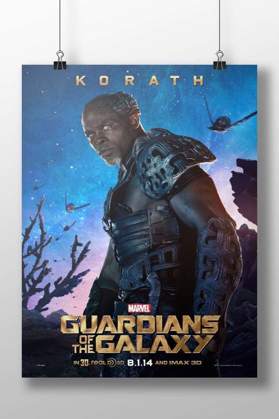 Korath, a character from Marvel's Guardians of the Galaxy franchise. Main Subject: Korath, a character from Marvel's