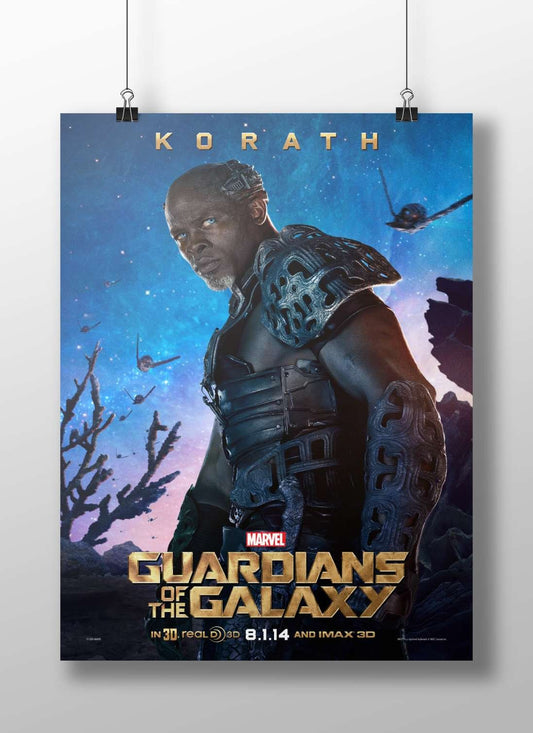 Korath, a character from Marvel's Guardians of the Galaxy franchise. Main Subject: Korath, a character from Marvel's