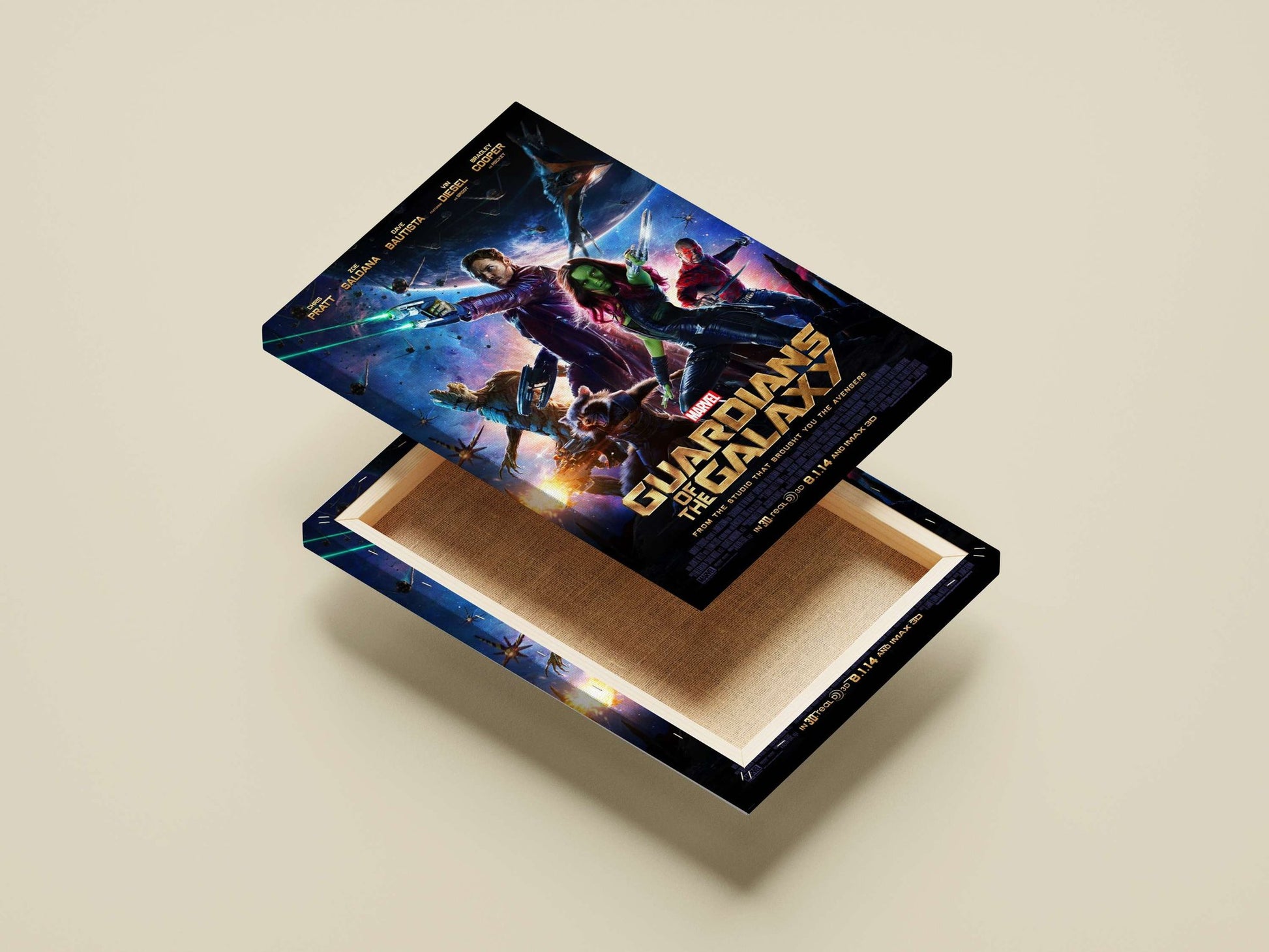 Marvel's Guardians of the Galaxy (featuring Chris Pratt, Zoe Saldana, Dave Bautista, Vin Diesel, Bradley Cooper as Groot and