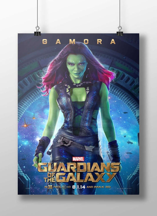 Gamora from Marvel's Guardians of the Galaxy Main Subject: Gamora from Marvel's Guardians of the Galaxy Matte BoizzBoard