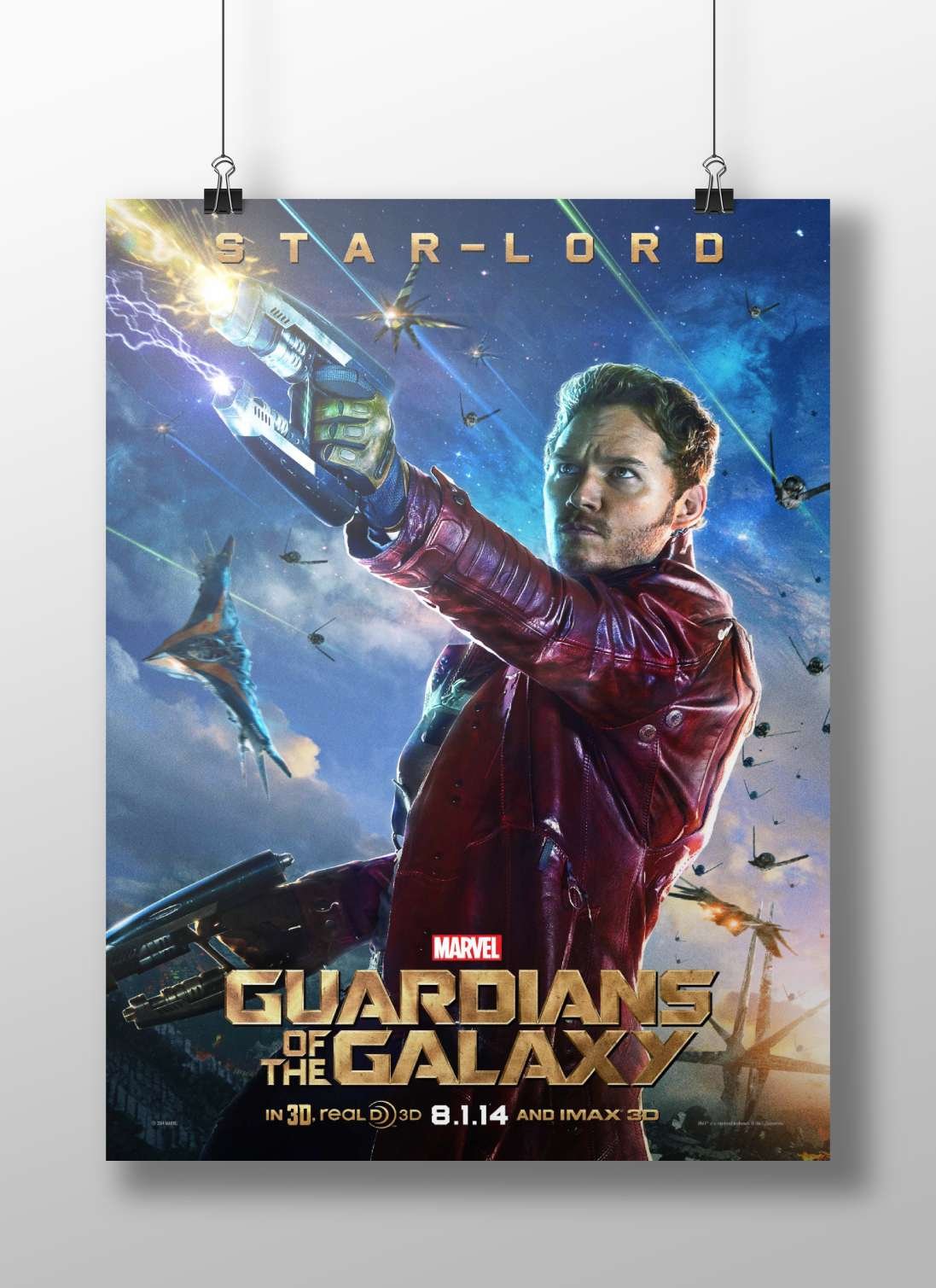 Star-Lord (Peter Quill) from Marvel's Guardians of the Galaxy Main Subject: Star-Lord (Peter Quill) from Marvel's Guardians