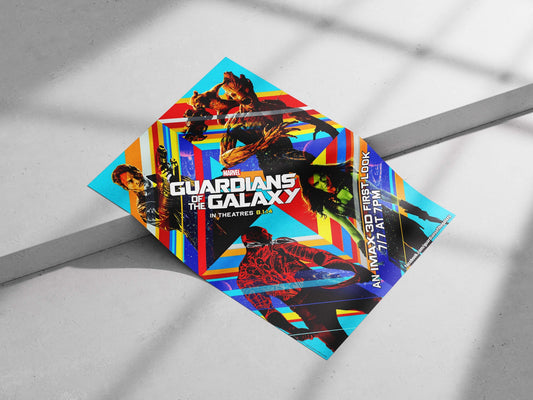 Marvel's Guardians of the Galaxy franchise featuring Peter Quill, Groot, Rocket Raccoon, Drax the Destroyer, and Gamora.