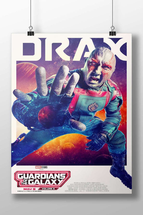 Drax from Guardians of the Galaxy Vol. 3 Main Subject: Drax from Guardians of the Galaxy Vol. 3 Matte BoizzBoard rigid print