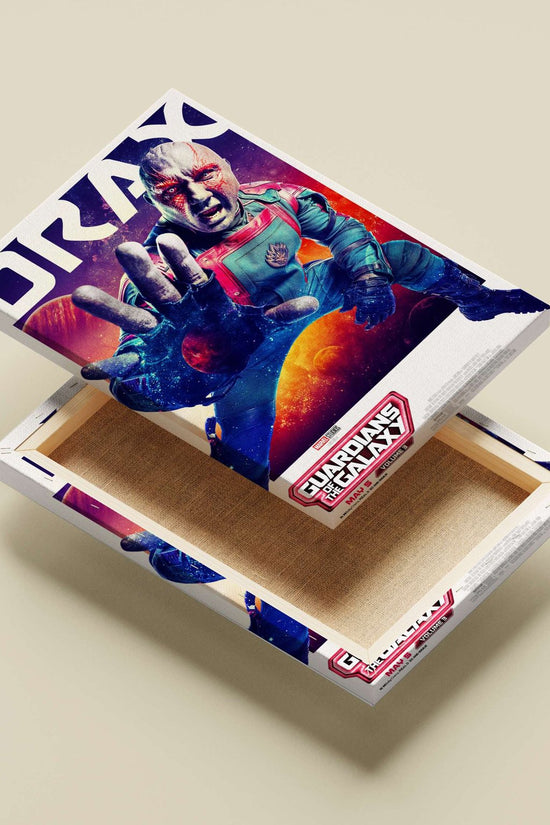 Drax from Guardians of the Galaxy Vol. 3 Main Subject: Drax from Guardians of the Galaxy Vol. 3 Canvas wall art — Superhero