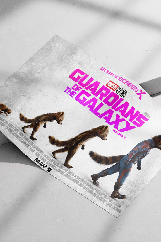 Rocket Raccoon from Guardians of the Galaxy Vol. 3 (Marvel Studios franchise) Main Subject: Rocket Raccoon from Guardians of