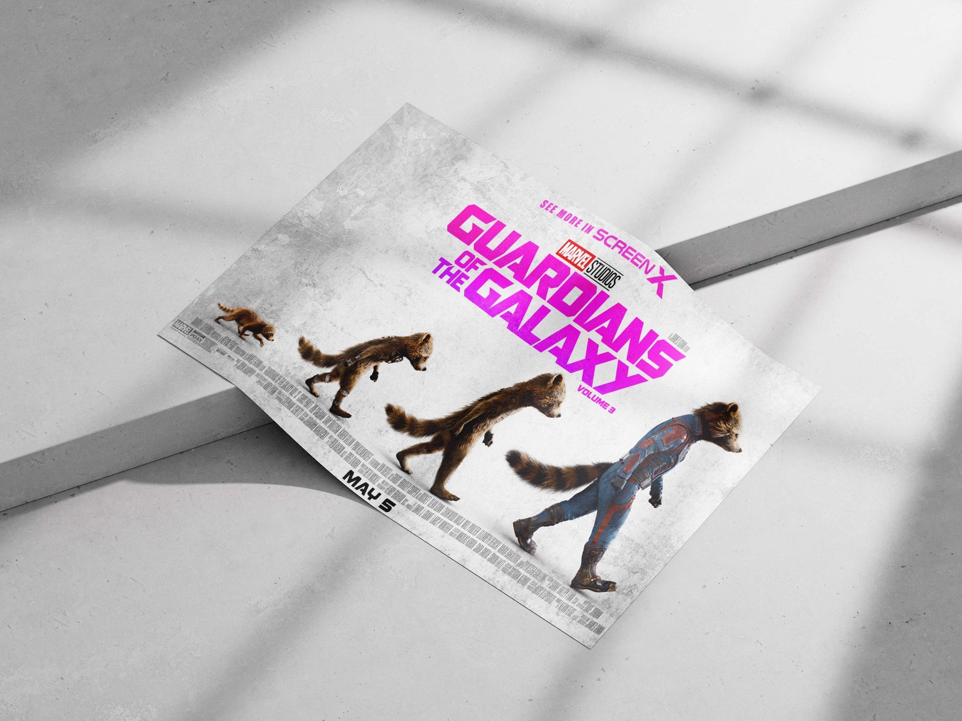 Rocket Raccoon from Guardians of the Galaxy Vol. 3 (Marvel Studios franchise) Main Subject: Rocket Raccoon from Guardians of