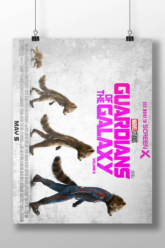 Rocket Raccoon from Guardians of the Galaxy Vol. 3 (Marvel Studios franchise) Main Subject: Rocket Raccoon from Guardians of