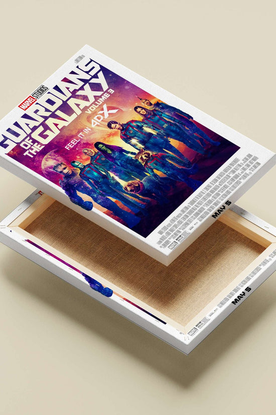 Guardians of the Galaxy Volume 3 team (Chris Pratt, Zoe Saldaña, Dave Bautista, Vin Diesel, Bradley Cooper, Karen Gillan,