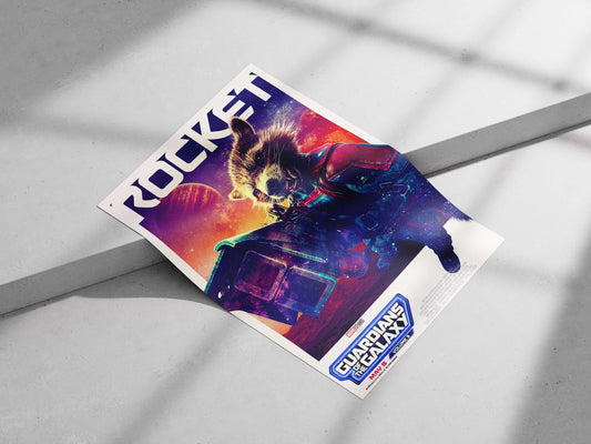 Rocket Raccoon from Marvel Studios' Guardians of the Galaxy Vol. 3 Main Subject: Rocket Raccoon from Marvel Studios'