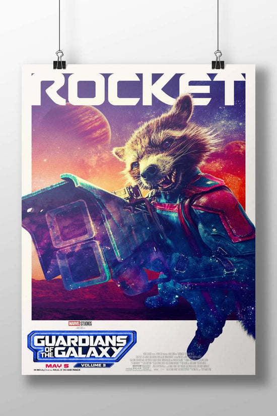 Rocket Raccoon from Marvel Studios' Guardians of the Galaxy Vol. 3 Main Subject: Rocket Raccoon from Marvel Studios'