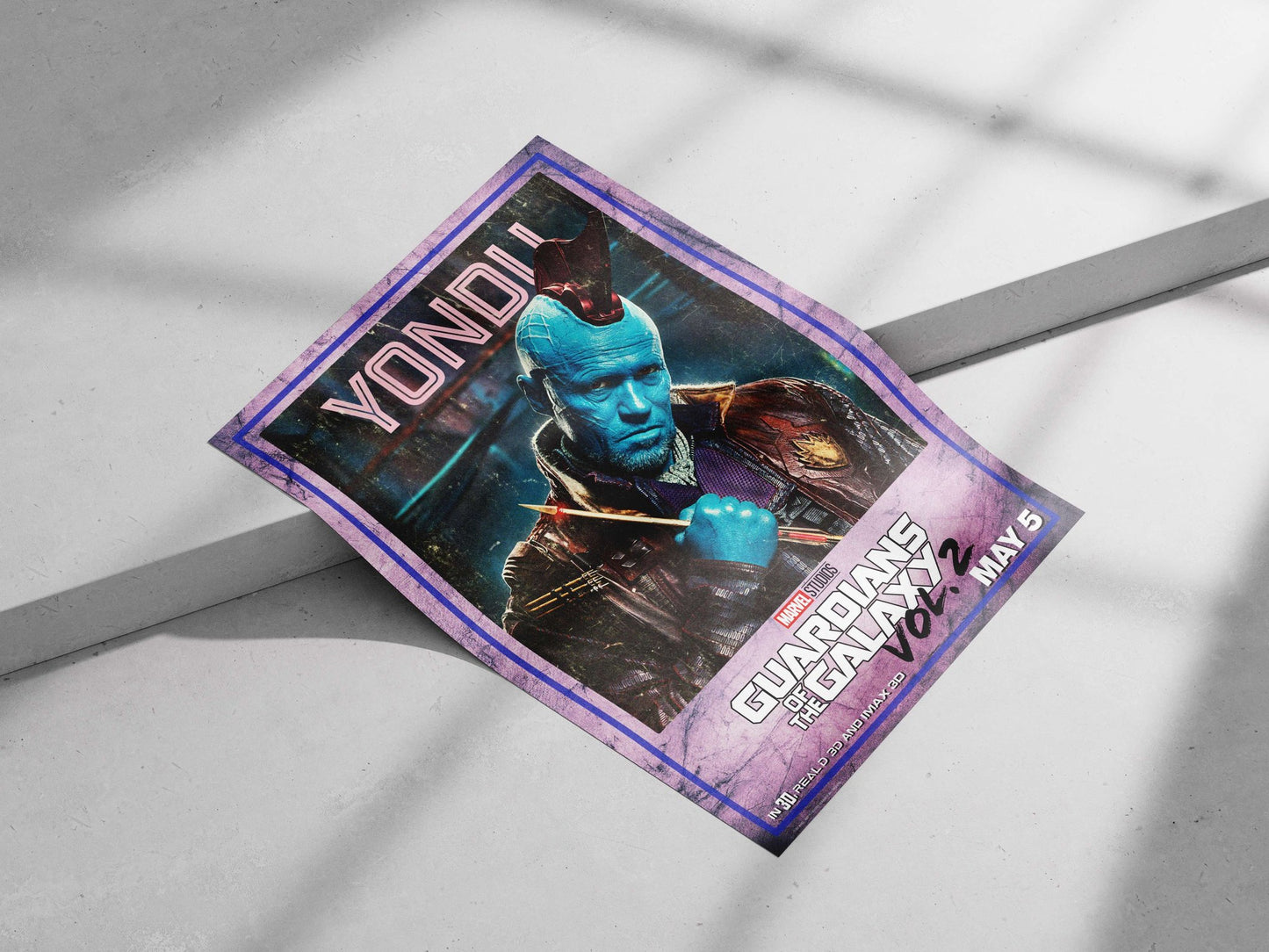 Yondu Udonta (Guardians of the Galaxy Vol. 2) Main Subject: Yondu Udonta (Guardians of the Galaxy Vol. 2) Matte poster print