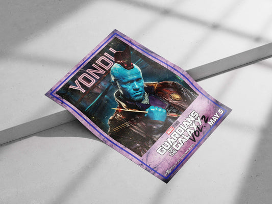 Yondu Udonta (Guardians of the Galaxy Vol. 2) Main Subject: Yondu Udonta (Guardians of the Galaxy Vol. 2) Matte poster print
