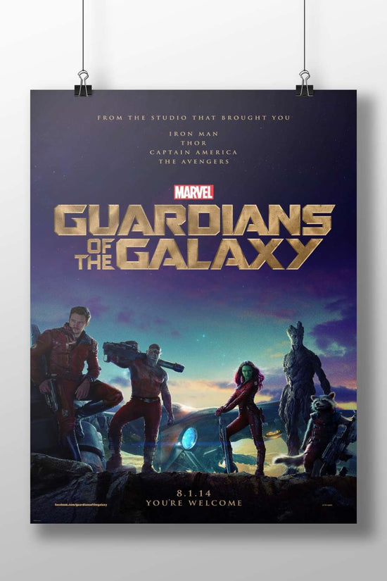 Peter Quill, Drax the Destroyer, Gamora, Groot, and Rocket Raccoon from Marvel's Guardians of the Galaxy Main Subject: Peter
