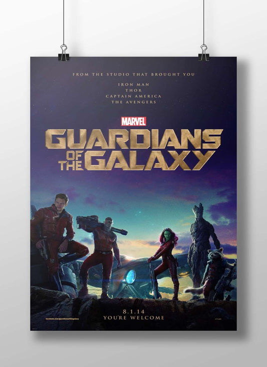 Peter Quill, Drax the Destroyer, Gamora, Groot, and Rocket Raccoon from Marvel's Guardians of the Galaxy Main Subject: Peter