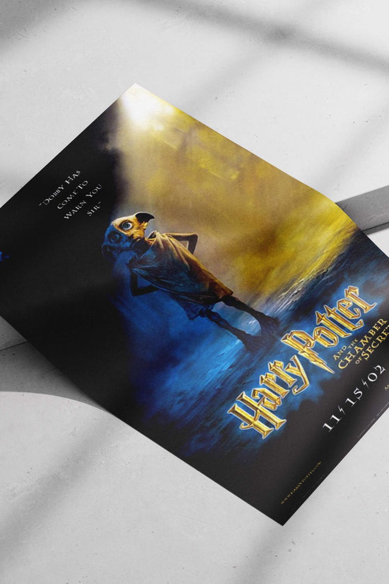 Dobby from the Harry Potter franchise Main Subject: Dobby from the Harry Potter franchise Matte poster print — Superhero