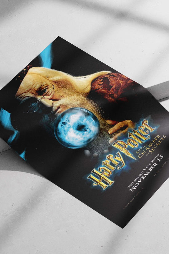 Albus Dumbledore from the Harry Potter franchise Main Subject: Albus Dumbledore from the Harry Potter franchise Matte poster