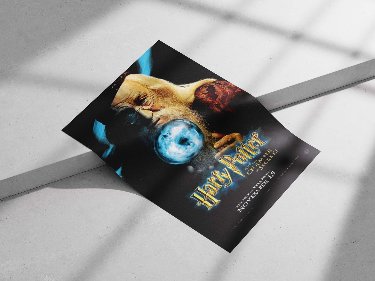 Albus Dumbledore from the Harry Potter franchise Main Subject: Albus Dumbledore from the Harry Potter franchise Matte poster