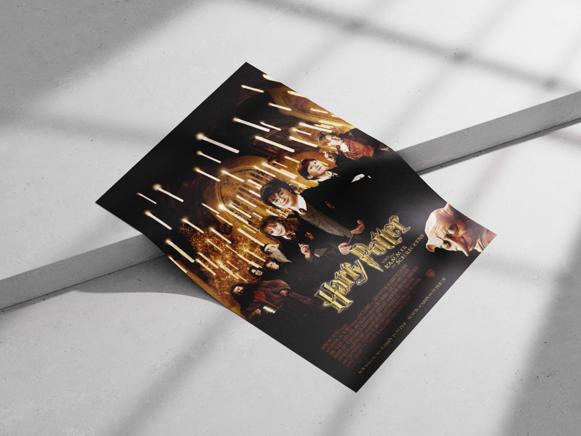 Harry Potter and the Chamber of Secrets Main Subject: Harry Potter and the Chamber of Secrets Matte poster print — Anime