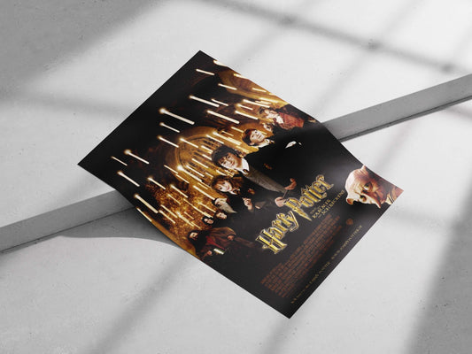 Harry Potter and the Chamber of Secrets Main Subject: Harry Potter and the Chamber of Secrets Matte poster print — Anime