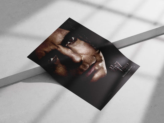 Lord Voldemort from the Harry Potter franchise Main Subject: Lord Voldemort from the Harry Potter franchise Matte poster