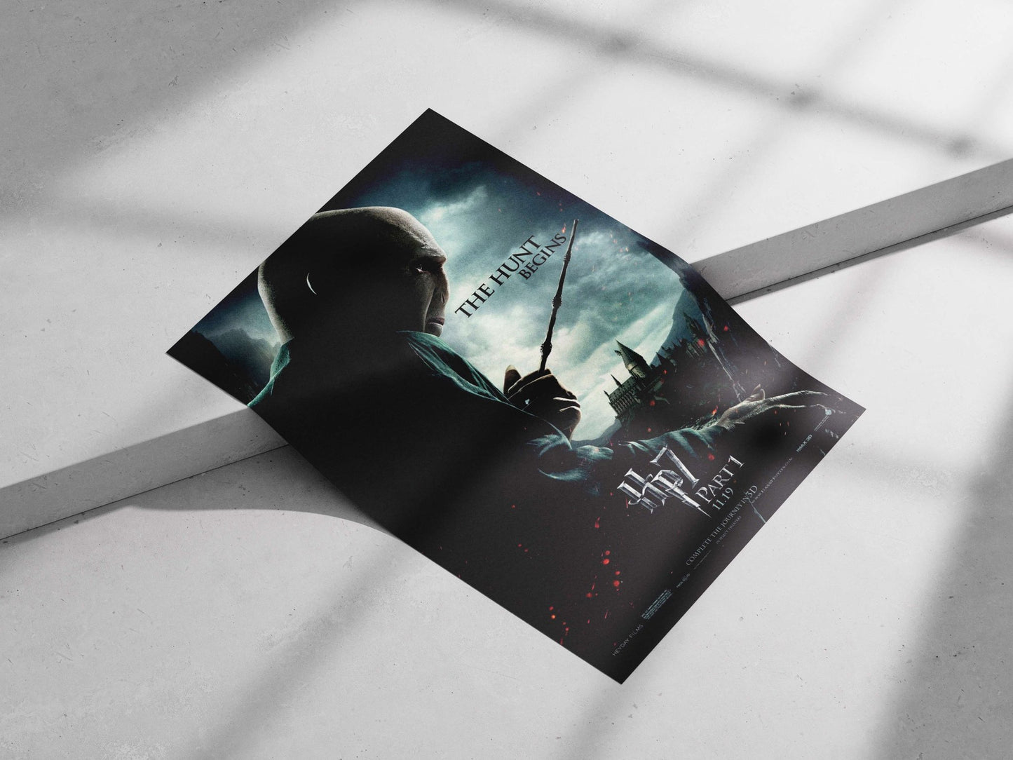 Voldemort from the Harry Potter franchise Main Subject: Voldemort from the Harry Potter franchise Matte poster print —