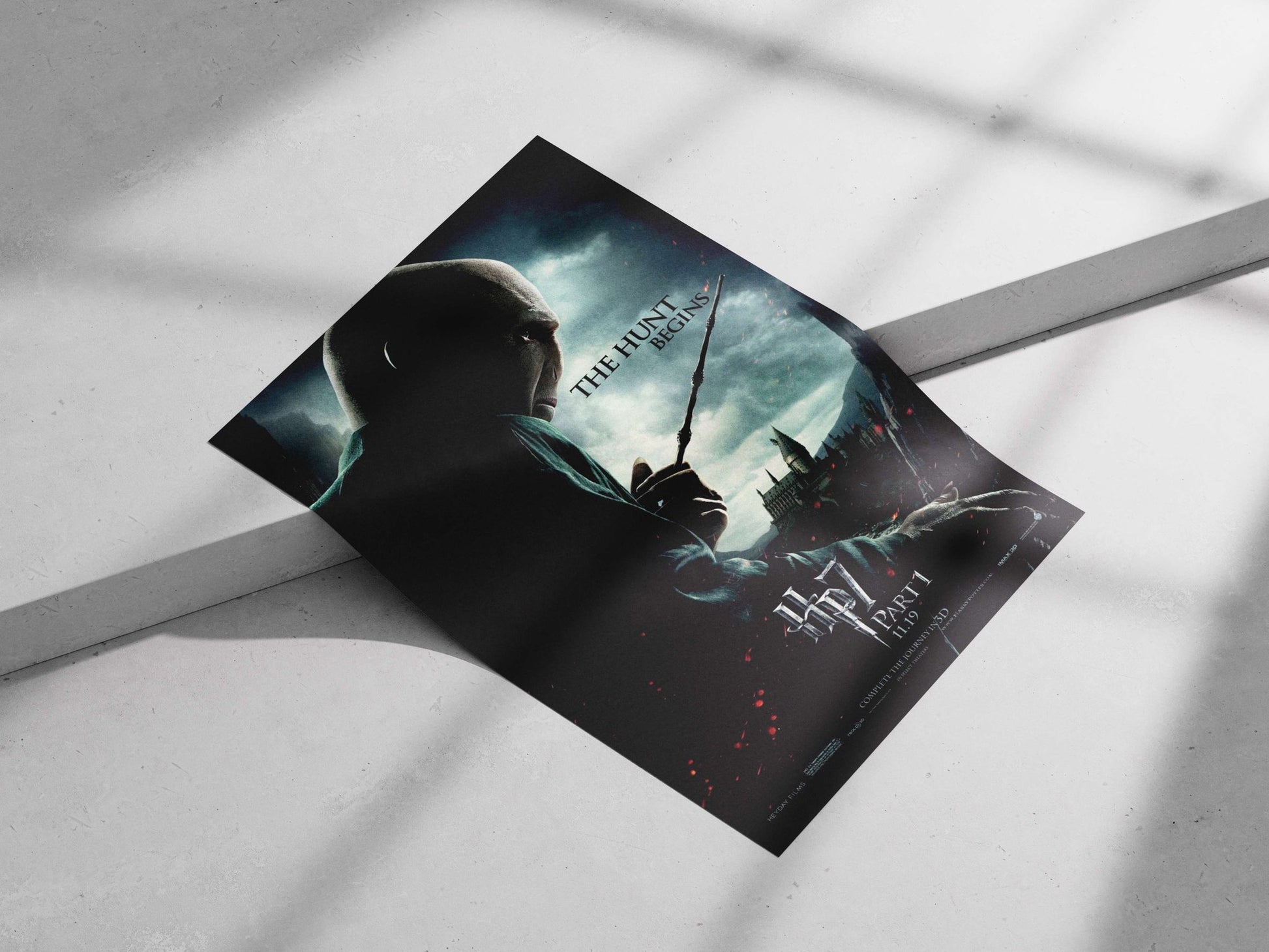 Voldemort from the Harry Potter franchise Main Subject: Voldemort from the Harry Potter franchise Matte poster print —