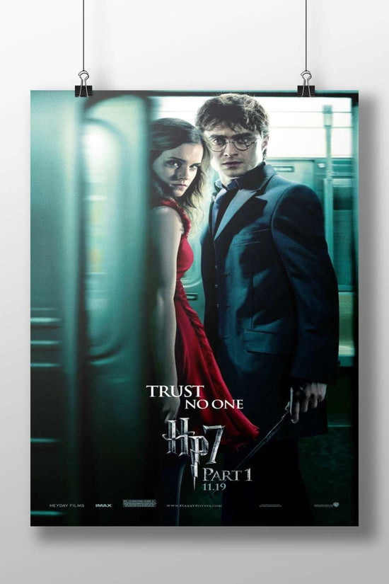 Emma Watson (as Hermione) and Daniel Radcliffe (as Harry Potter) from the Harry Potter franchise Main Subject: Emma Watson
