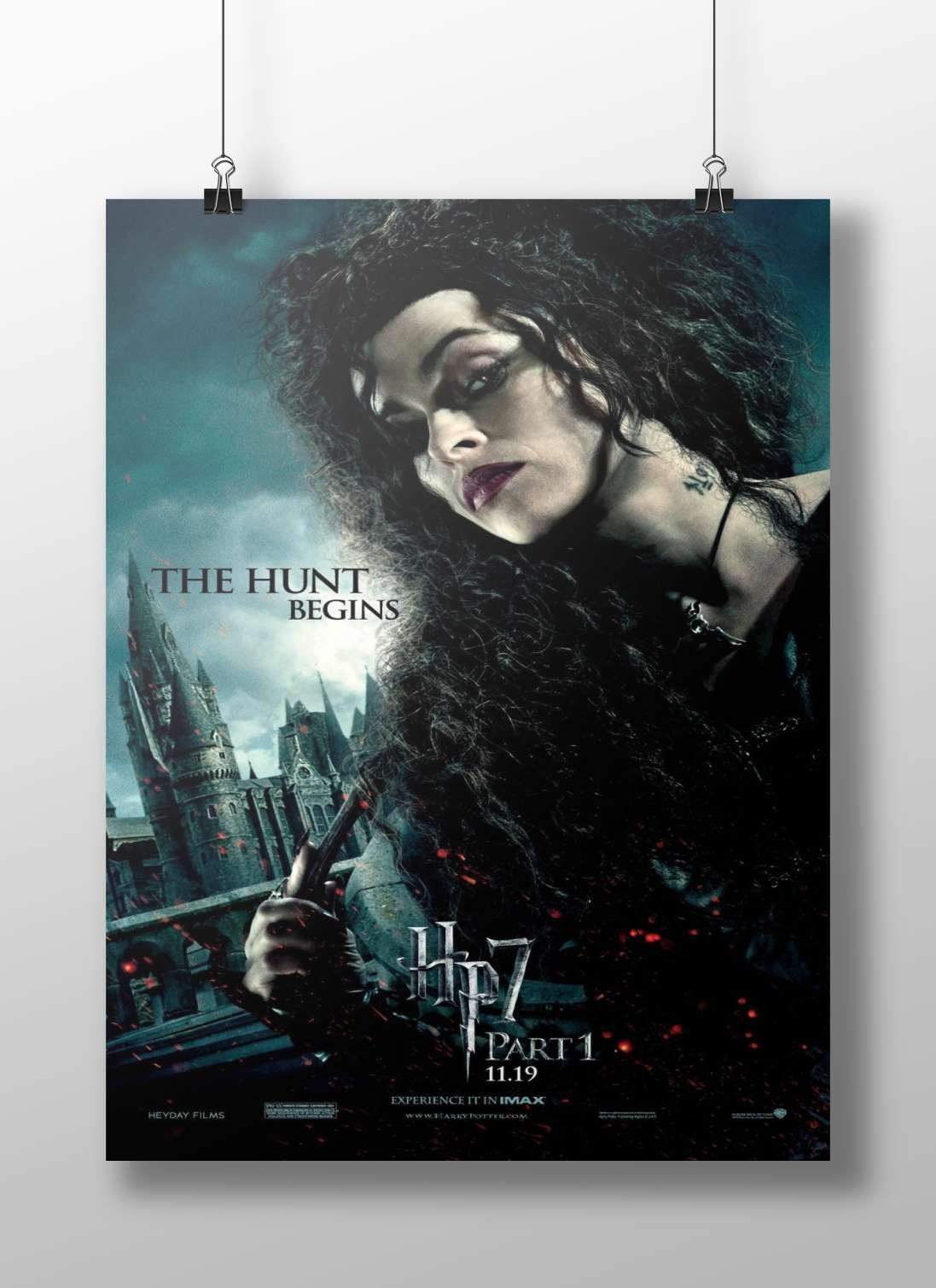 Bellatrix Lestrange from the Harry Potter franchise Main Subject: Bellatrix Lestrange from the Harry Potter franchise Matte