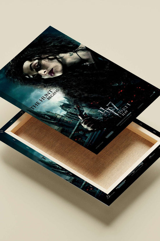 Bellatrix Lestrange from the Harry Potter franchise Main Subject: Bellatrix Lestrange from the Harry Potter franchise Canvas