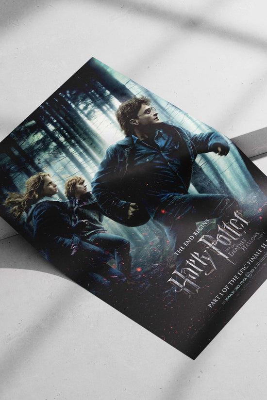 Harry Potter and the Deathly Hallows Part 1 Main Subject: Harry Potter and the Deathly Hallows Part 1 Matte poster print —